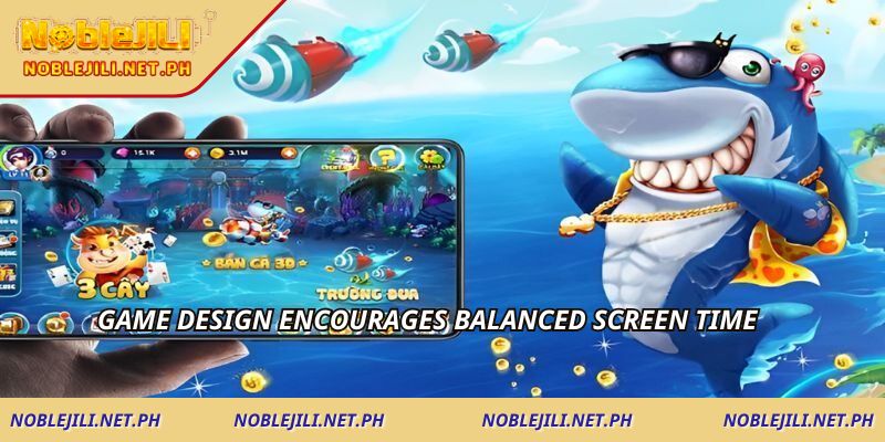 Game design encourages balanced screen time