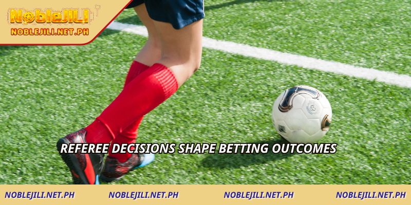 Referee decisions shape betting outcomes