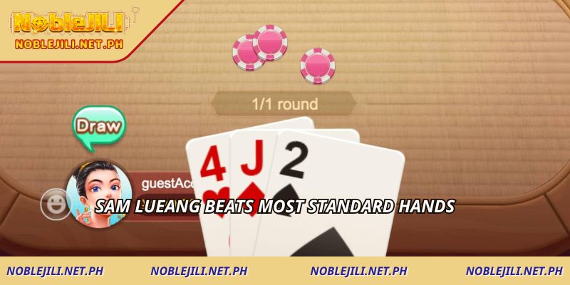 Sam Lueang beats most standard hands