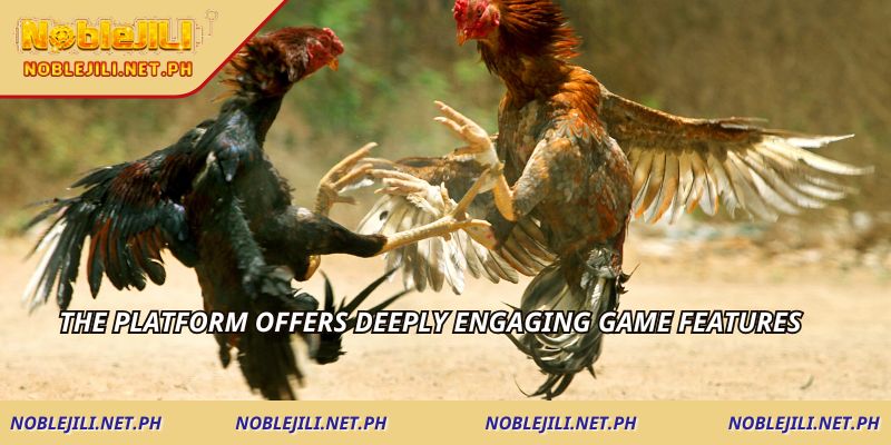 The platform offers deeply engaging game features