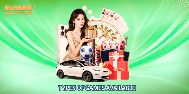 Types of Games Available